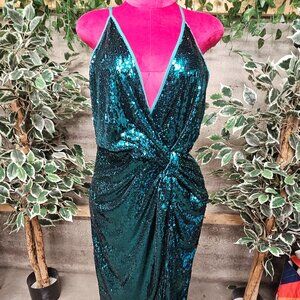 ASOS Teal Sequin Dress